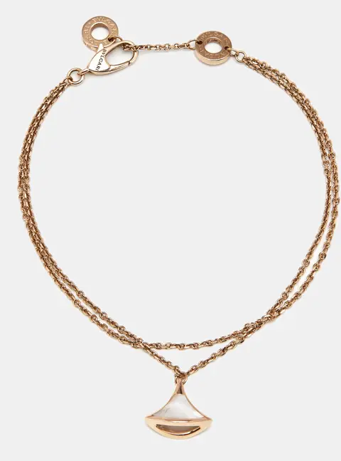 Bvlgari Divas' Dream Mother of Pearl 18k Rose Gold Bracelets SM