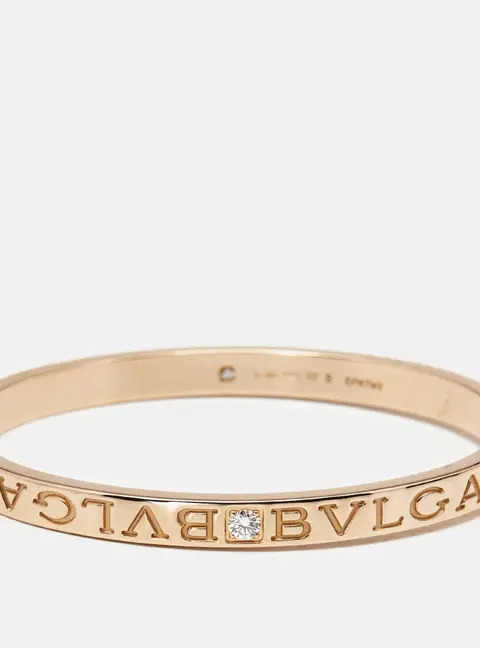 Bvlgari Bvlgari Diamond 18K Rose Gold Bracelet S