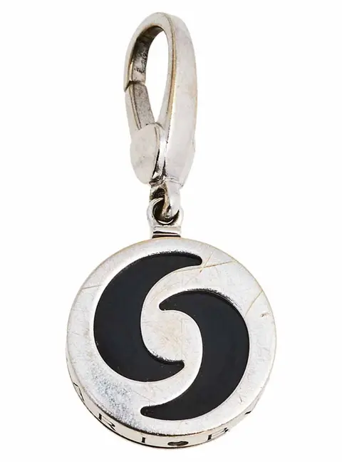 Bvlgari Allegra Onyx 18K White Gold Optical Charm
