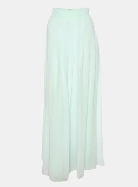 Badgley Mischka Seafoam Green Wide Leg Pants M