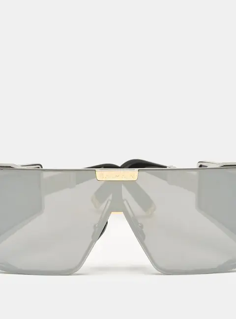 Balmain Black Limited Edition 082/450 Wonder Boy Shield Sunglasses
