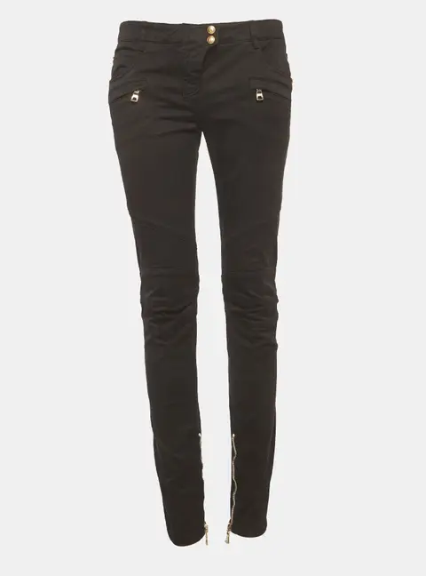 Balmain Black Denim Skinny Jeans M/Waist 30"