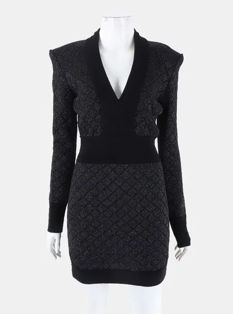 Balmain Rayon Mini Dress FR 36