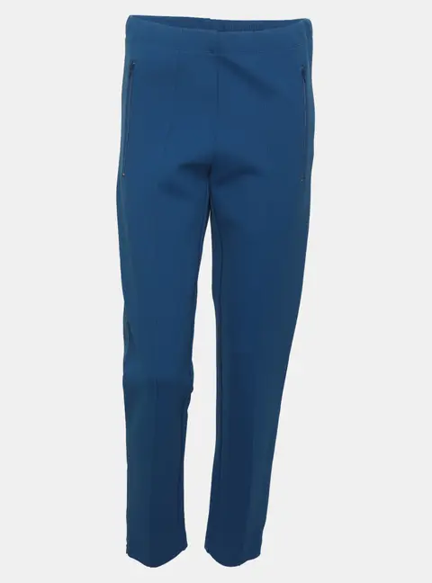 Balenciaga Blue Jersey Relaxed Fit Trousers S