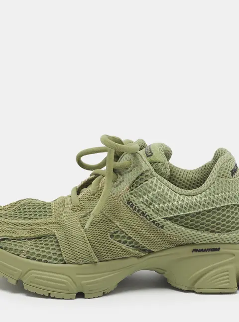 Balenciaga Phantom Size 36 Green Mesh Lace Up Sneakers
