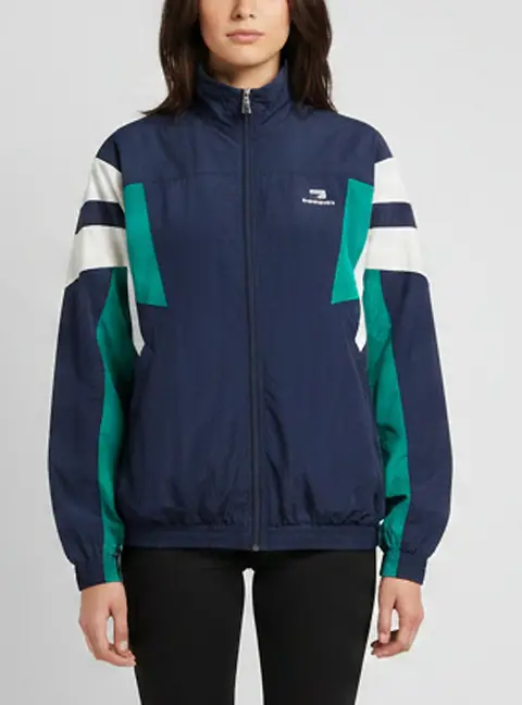 Balenciaga Unisex Multicolour Nylon Sporty B Tracksuit Jacket L