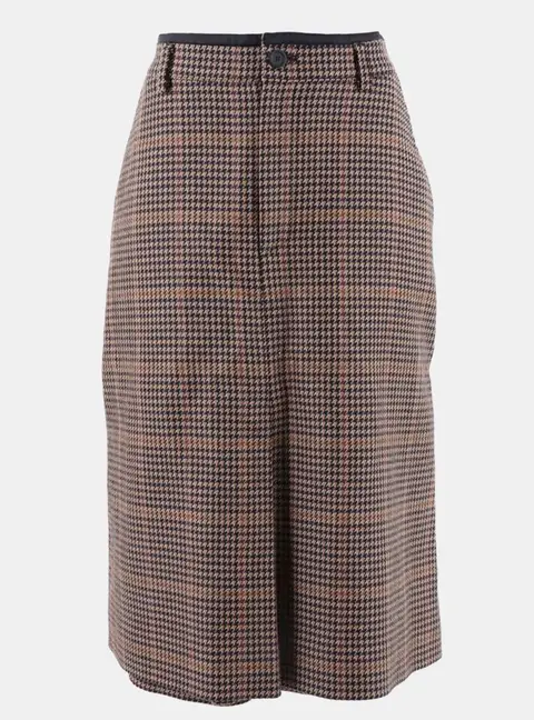Balenciaga Blue, Brown Skirt Size XS