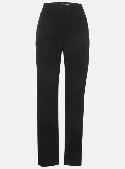 Balenciaga Black Wool Blend Straight Leg Tailored Pants M