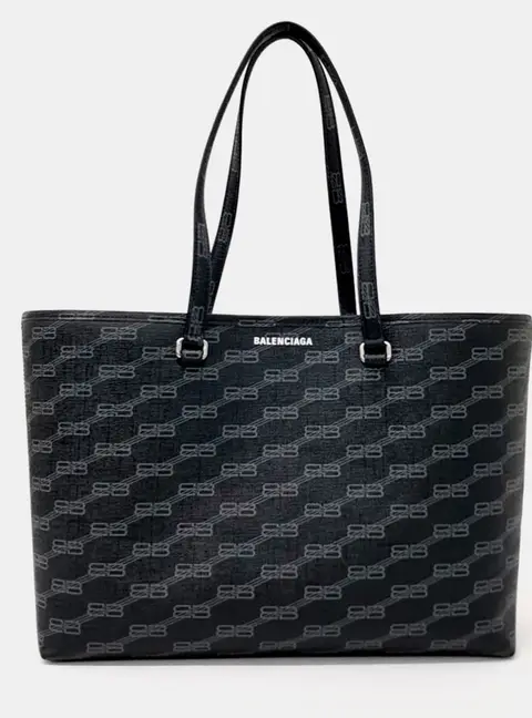 Balenciaga Black PVC shoulder bag