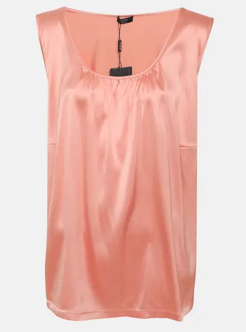 Basler Coral Satin Sleeveless Top XXL