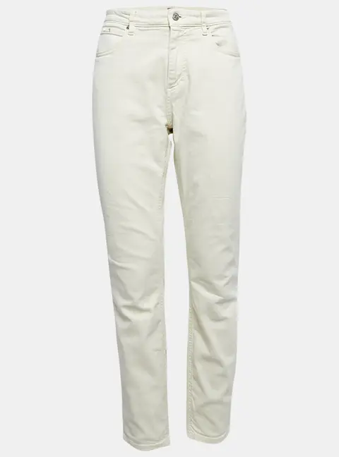 Boss By Hugo Boss White Denim The Jackie Slim Crop Jeans M Waist 30"