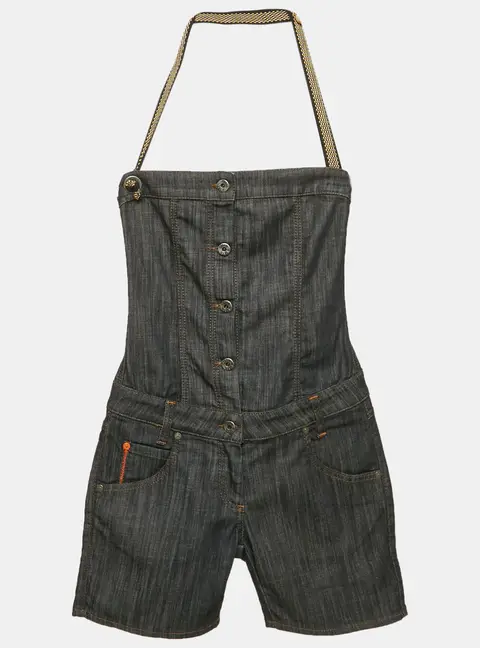 Boss by Hugo Boss Navy Blue Denim Playsuit S