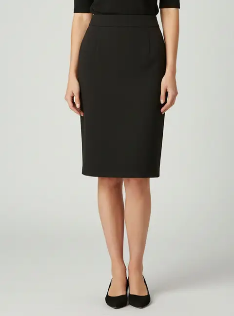 Boss By Hugo Boss Black Wool Blend Pencil Skirt M