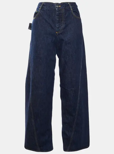 Bottega Veneta Blue Denim Straight Fit Jeans S/Waist 32"