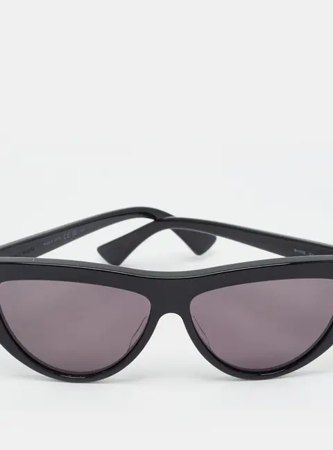 Bottega Veneta Black BV1018S Frame Cat Eye Sunglasses