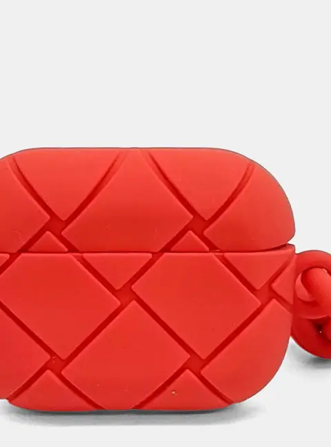 Bottega Veneta Red Rubber AirPods Pro Case
