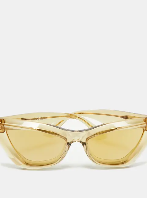 Bottega Veneta Yellow/Gold  BV1101S Cat Eye Sunglasses