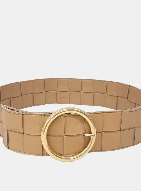 Bottega Veneta Leather Brown Belt