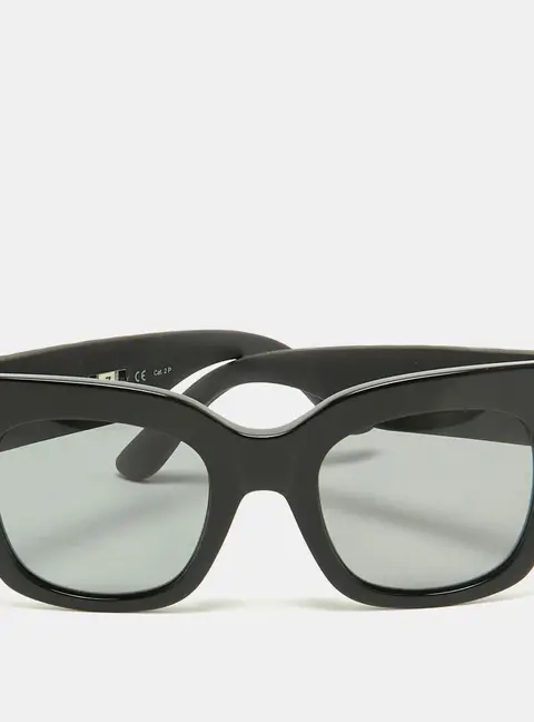 Bottega Veneta Black Polarized BV0007S Wayfarer Sunglasses