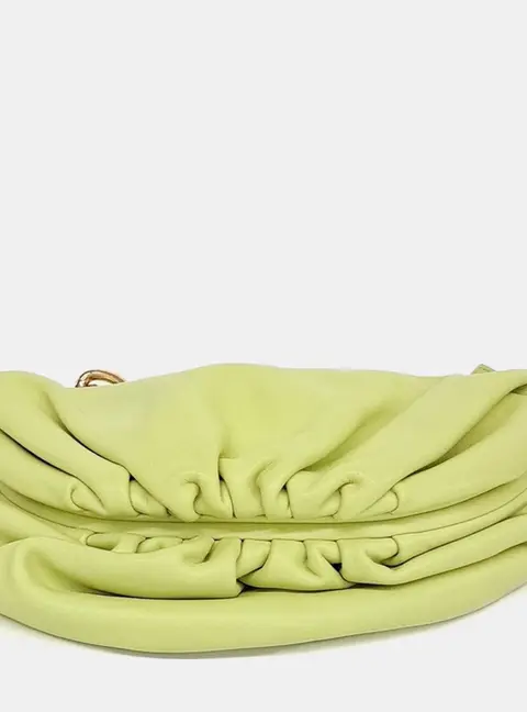 Bottega Veneta Yellow Leather Chain Belt Bag