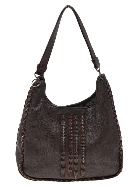 Bottega Veneta Brown Leather Hobo