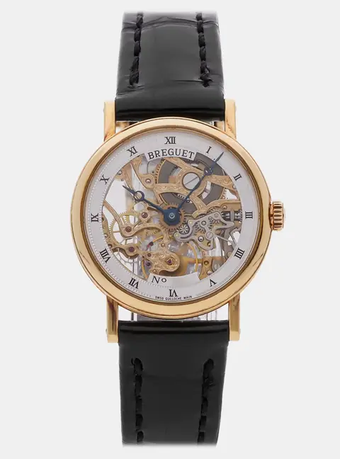 Breguet Classique 8735 Transparent Manual Winding Women's Wristwatch 26mm