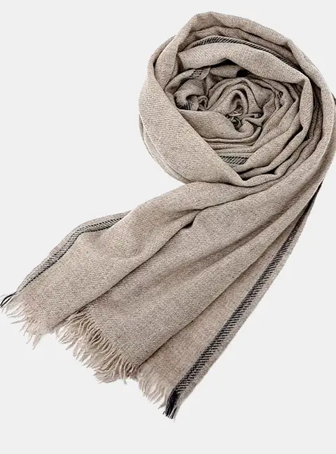 Brunello Cucinelli Beige cashmere muffler