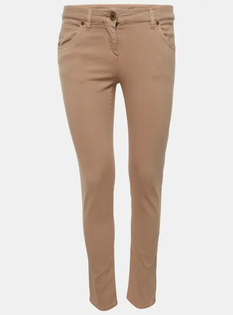 Brunello Cucinelli Beige Denim Straight Fit Jeans S/Waist 30"