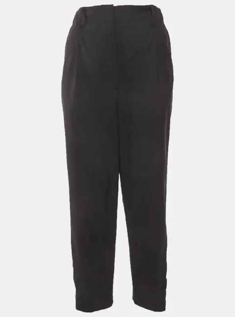 Brunello Cucinelli Grey Wool Blend Regular Fit Trousers M
