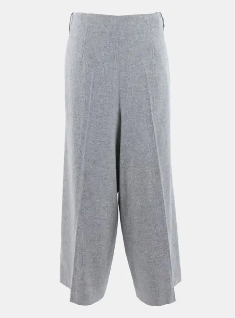 Brunello Cucinelli Light Grey Cashmere Pants Size M