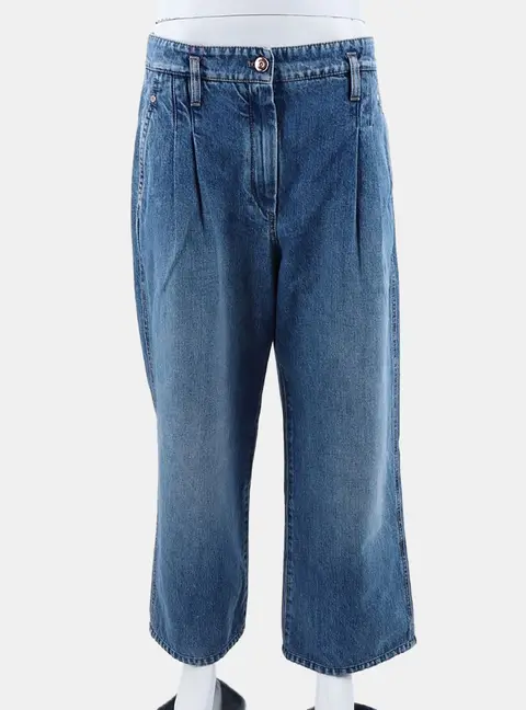 Brunello Cucinelli Blue Denim Pants Size M