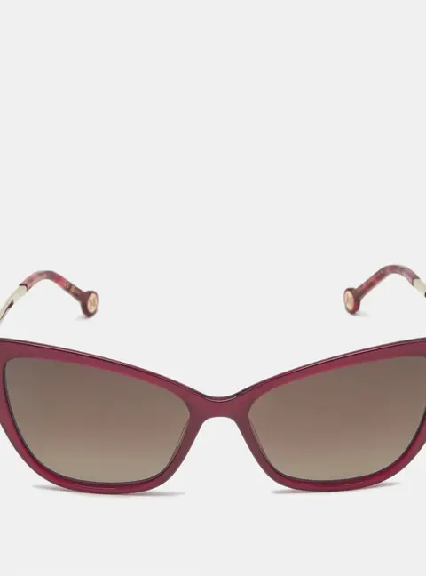 Carolina Herrera Purple/Brown Gradient HER 0262/S Cat Eye Sunglasses