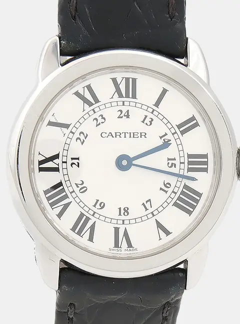 Cartier Ronde Solo de Cartier W6700155 White Stainless Steel Quartz Women Wristwatch 29mm
