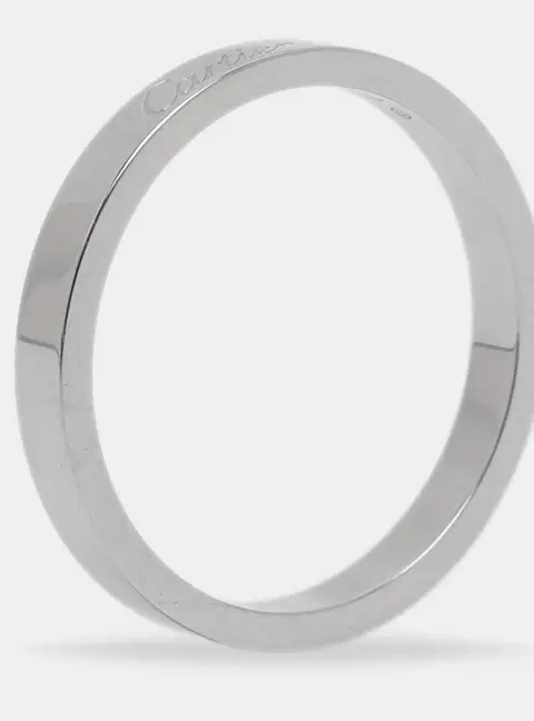 Cartier C De Cartier Platinum Band Ring EU 61- US 9.5