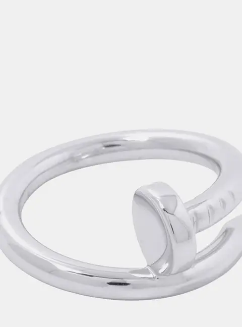 Cartier Juste Un Clou 18K White Gold Ring EU 50