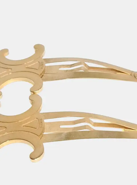 Celine Metal Triumph Hairpin