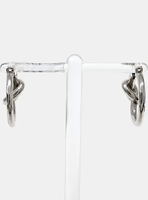Celine Small Knot Hoop Earrings