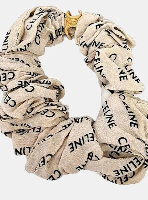 Celine Silk Hair Scrunchie