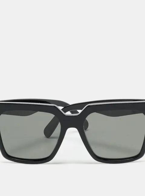 Celine Black Polarized CL40551N 3 Dots Square Sunglasses