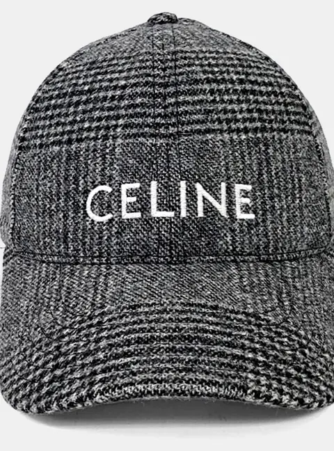 Celine wool grey cap