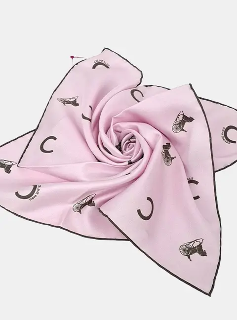 Celine Multicolor silk scarf