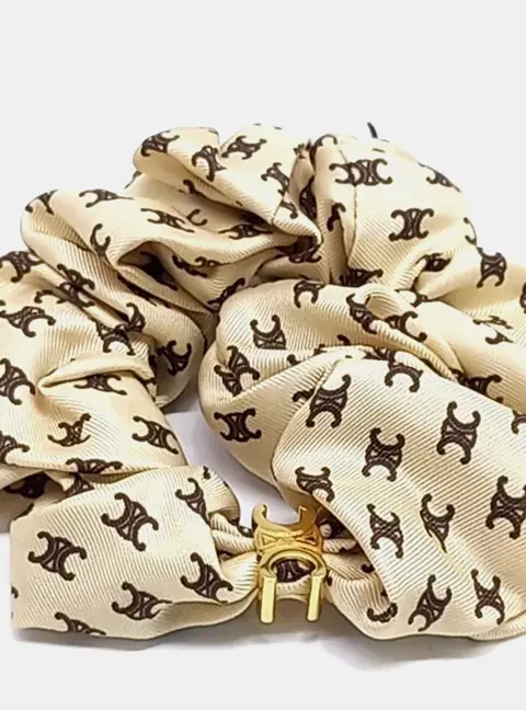 Celine Silk Hair Scrunchie
