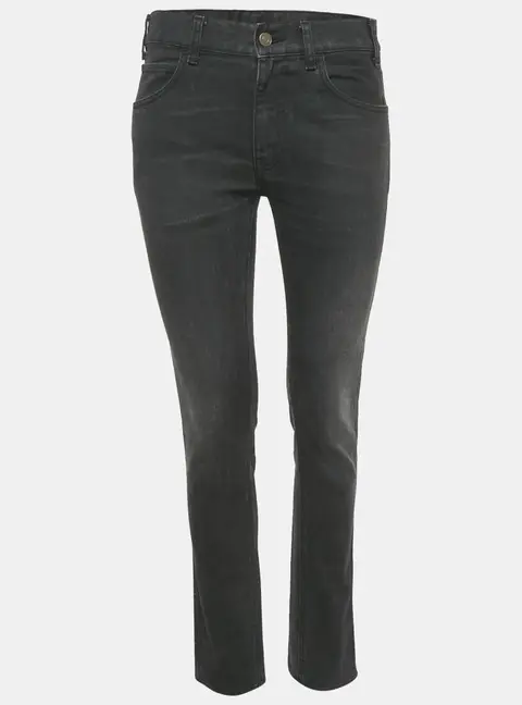 Celine Black Denim Skinny Jeans  M/Waist 28"