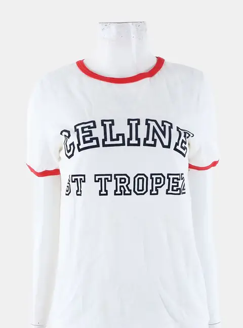 Celine Cotton Short Sleeves Size S
