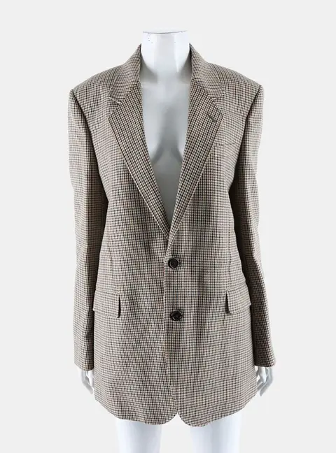 Celine Beige Wool Jacket Size XS
