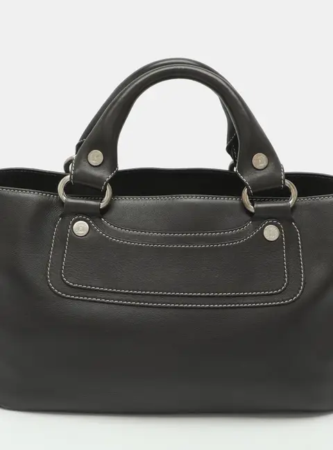 Celine Boogie Dark Brown Leather Tote