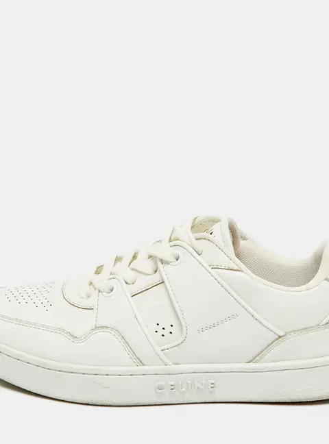 Celine Size 36 White Leather  Trainer Low Top Sneakers