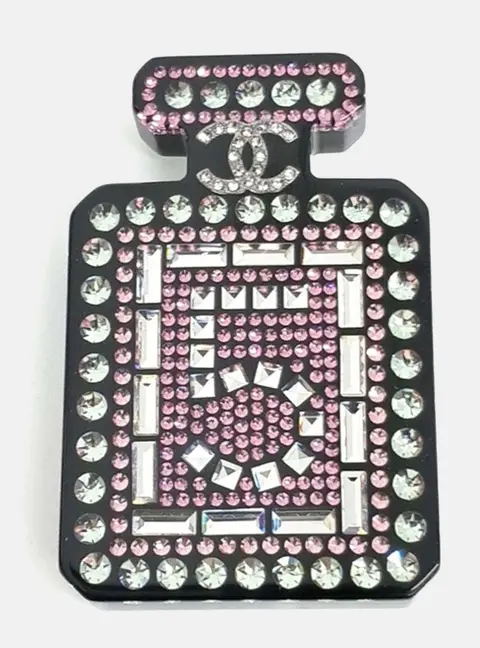Chanel Plastic No. 5 brooch
