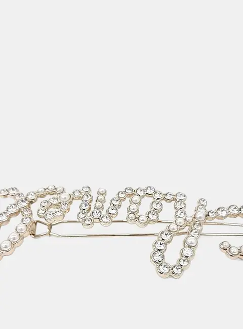 Chanel Silver Hairpin