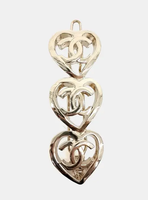 Chanel metal hairpin